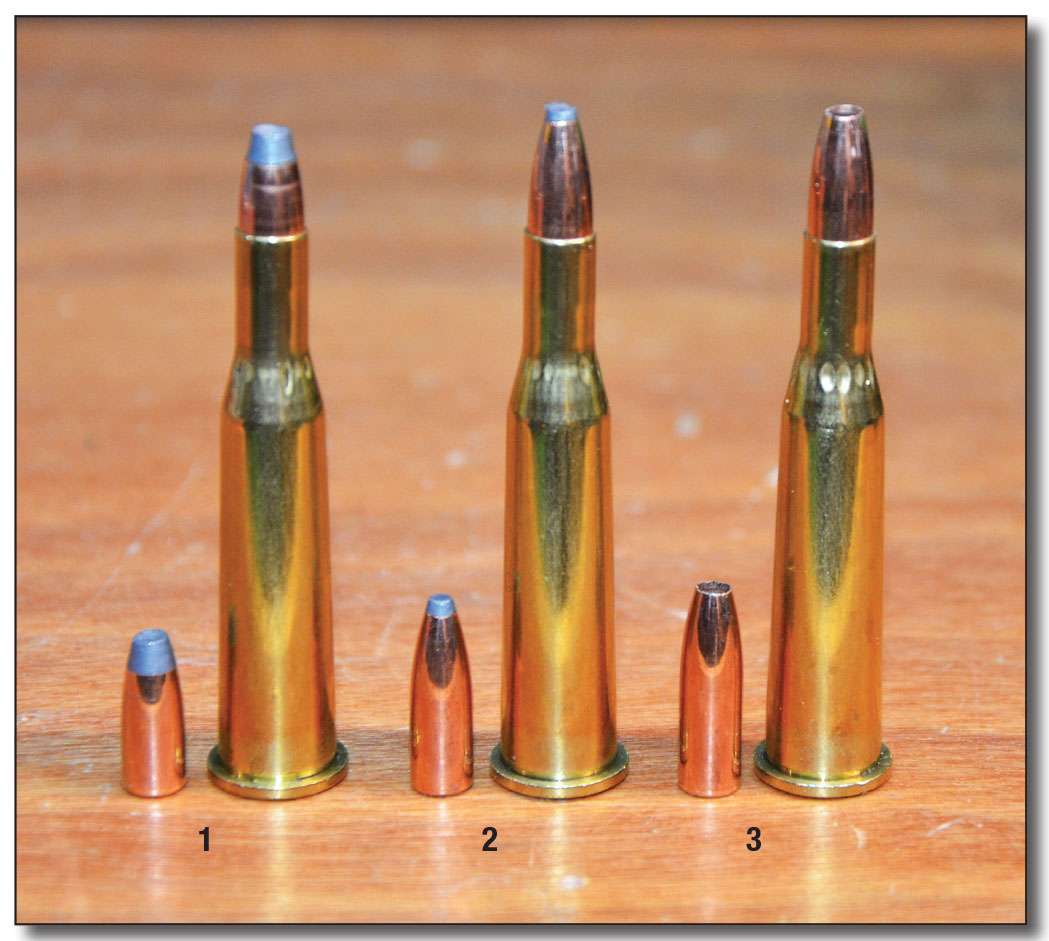 Thanks to William Noody, owner of Northern Precision, those who own rifles in 22 Hi-Power and 5.6x52R now have a reliable source of bullets made just for them, not to mention old wildcat cartridges that share the same bullet diameter. Three bullets of various weights and types available for the 22 Hi-Power are the: (1) 50-grain SPFN, (2) 60-grain SP and (3) 70-grain HP.